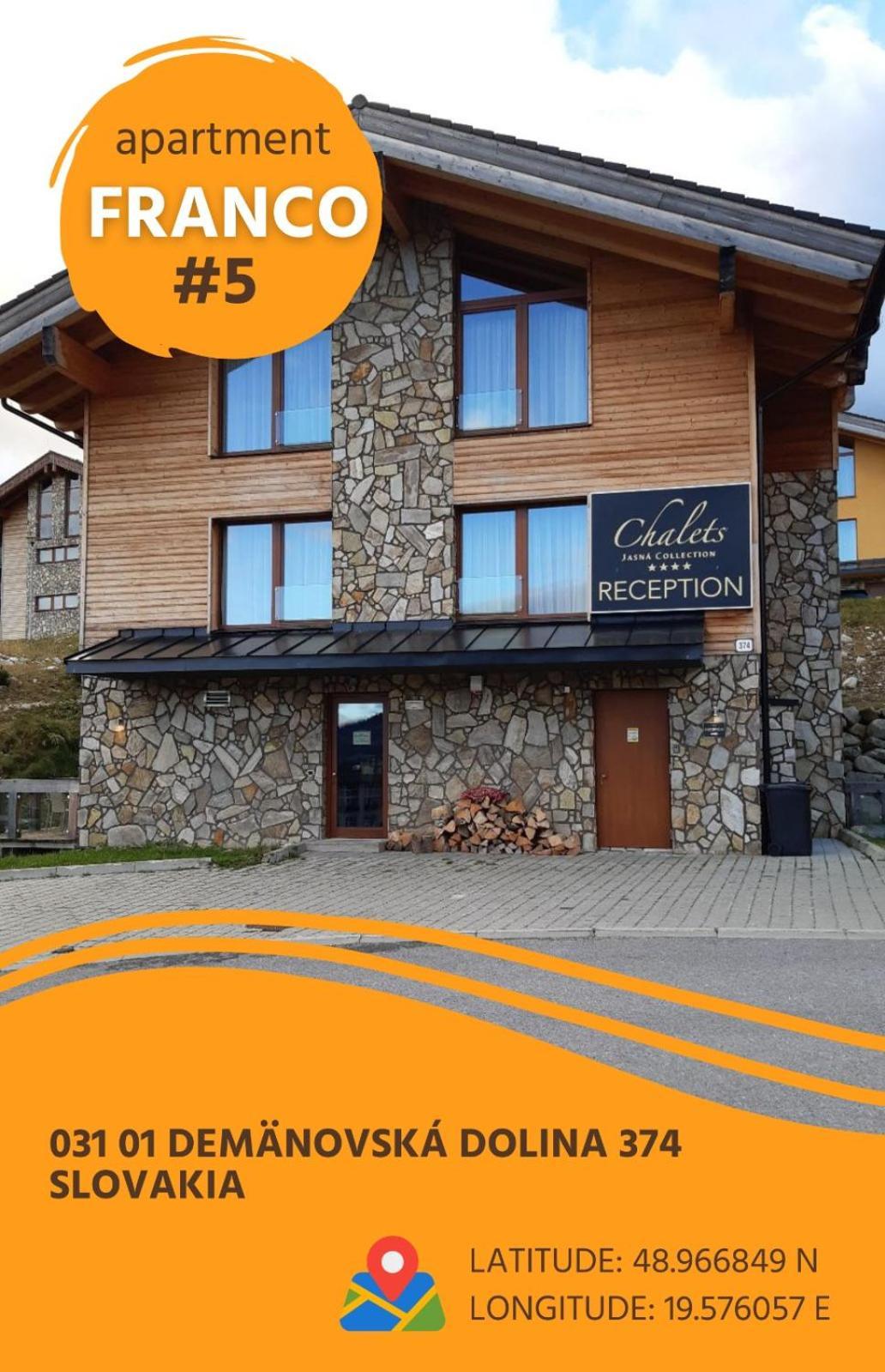 Chalet Jasna Apartment Franco Jacuzzi & Sauna Deménvölgy Kültér fotó